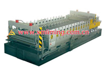 Roll Forming Machine 2 for heat-preserving panel (box shape), cut-off & folding in the same machine